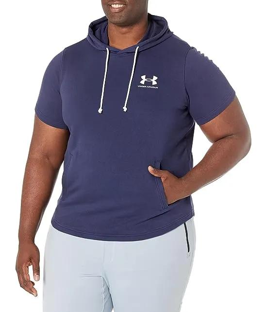 Rival Terry Left Chest Short Sleeve Hoodie