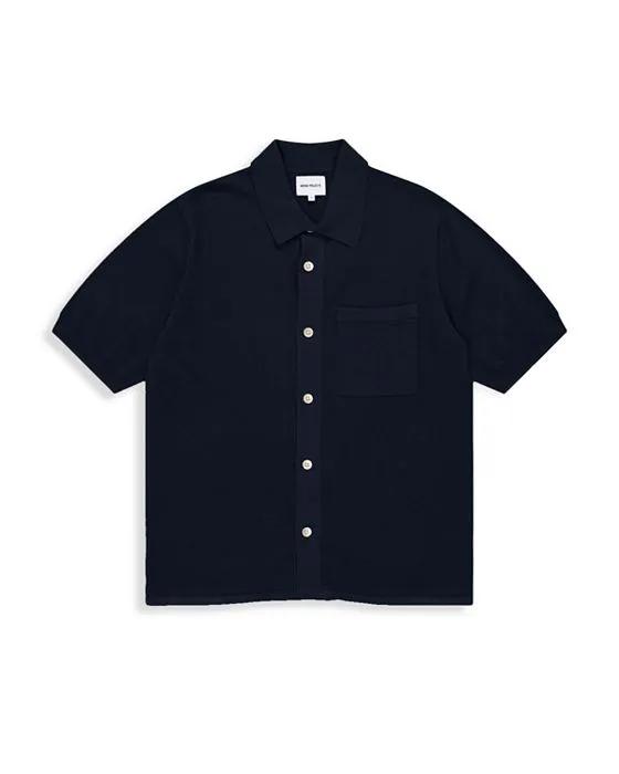 Rollo Cotton Linen Blend Short Sleeve Shirt