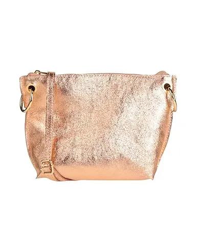 Rose gold Leather Cross-body bags