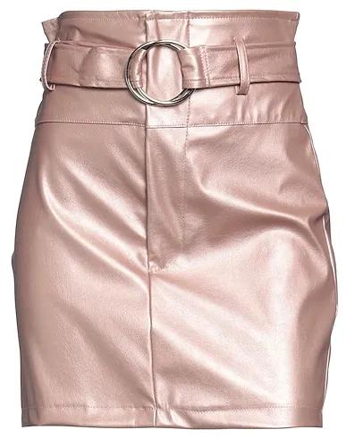 Rose gold Mini skirt