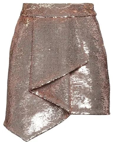 Rose gold Tulle Mini skirt