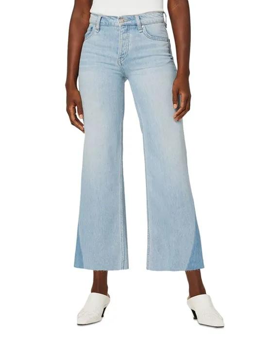Rosie High Rise Wide Leg Jeans in Blue Spring  