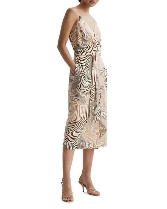 Rosie Linen & Cotton Midi Dress