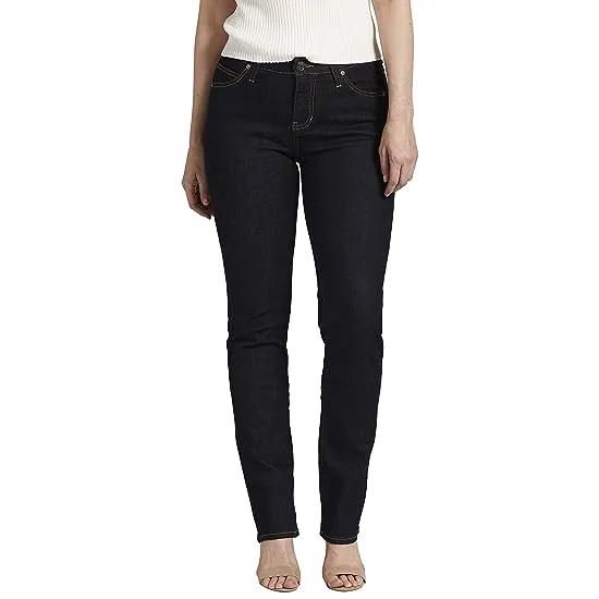 Ruby Mid-Rise Straight Leg Jeans