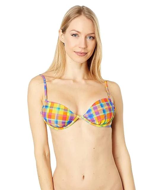 Ruched Underwire Top