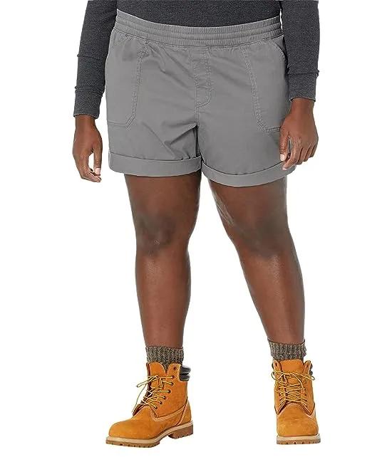 Rugged Flex Relaxed Fit Twill Five-Pocket Work Shorts
