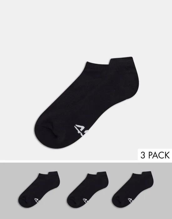 run sneakers socks with anti bacterial finish 3 pack