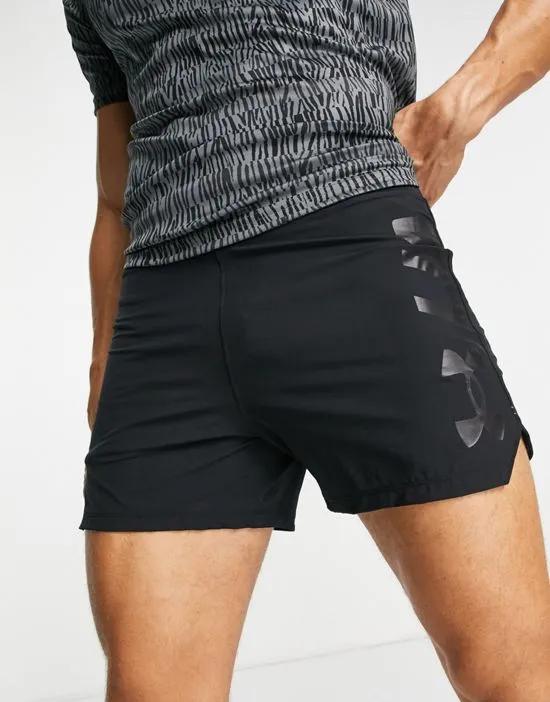 Run SpeedPocket 5'' shorts in black
