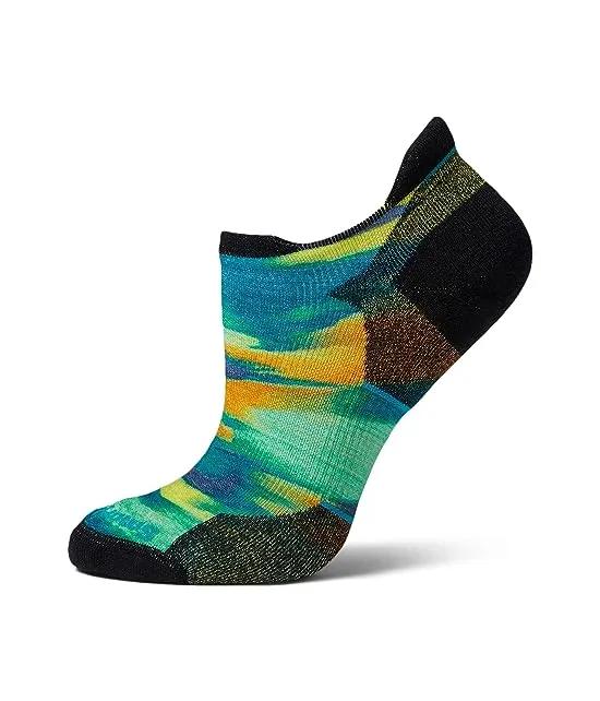 Run Targeted Cushion Brushed Print Low Ankle Socks