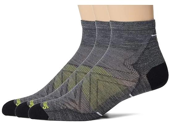Run Zero Cushion Ankle Socks 3-Pack