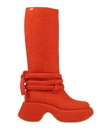 Rust Boiled wool Boots