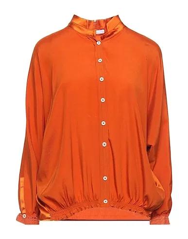 Rust Cady Solid color shirts & blouses