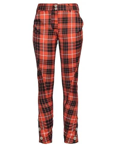 Rust Flannel Casual pants