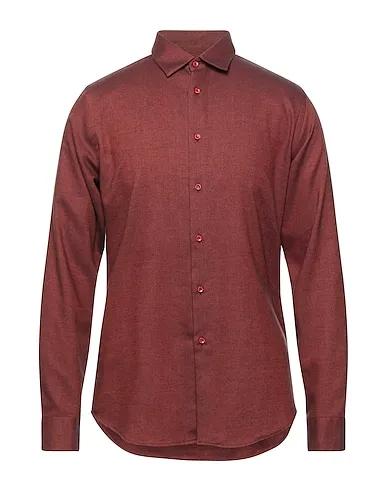 Rust Flannel Patterned shirt