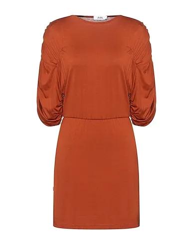 Rust Jersey Short dress