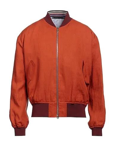 Rust Knitted Bomber