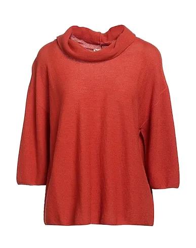 Rust Knitted Cashmere blend