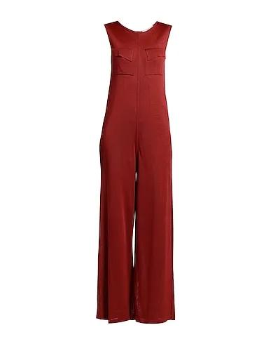 Rust Knitted Jumpsuit/one piece