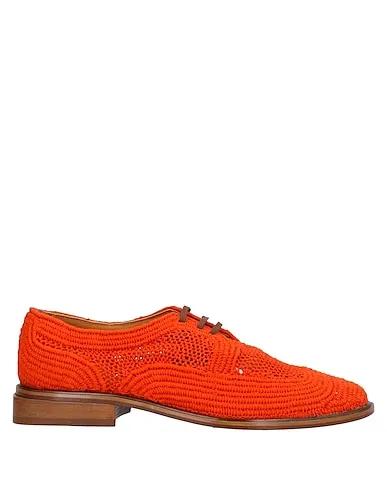 Rust Knitted Laced shoes
