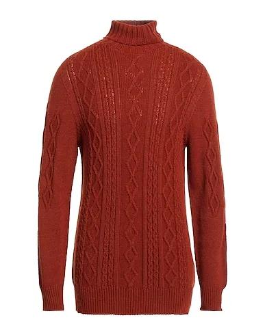 Rust Knitted Turtleneck