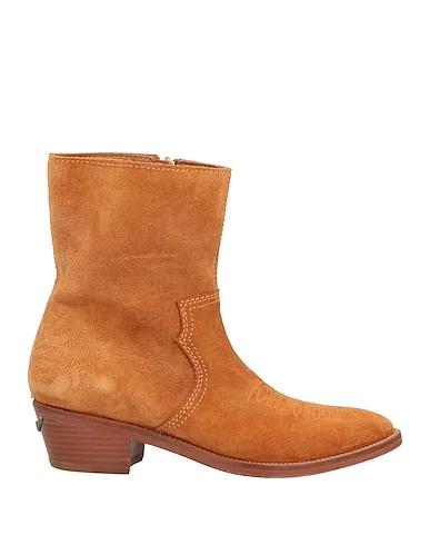 Rust Leather Ankle boot