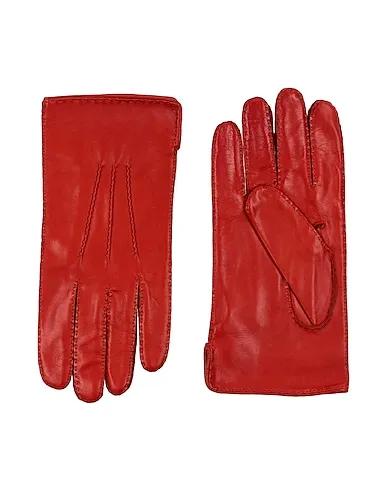Rust Leather Gloves