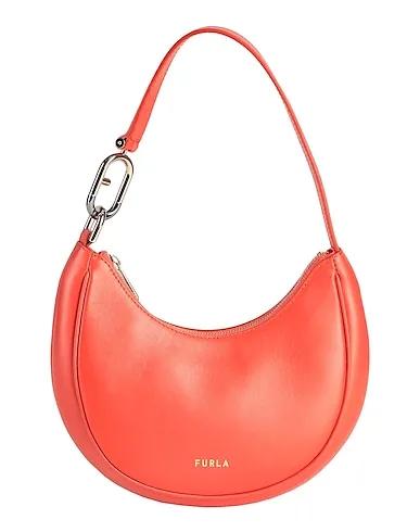 Rust Leather Handbag FURLA PRIMAVERA S SHOULDER BAG