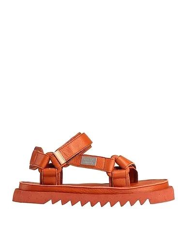 Rust Leather Sandals