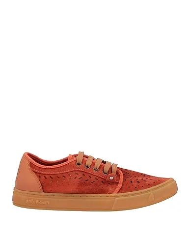 Rust Leather Sneakers