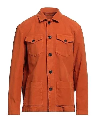 Rust Moleskin Solid color shirt