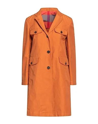 Rust Plain weave Full-length jacket