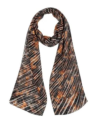 Rust Plain weave Scarves and foulards
