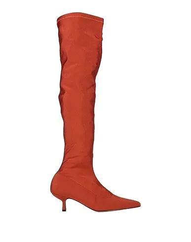 Rust Synthetic fabric Boots