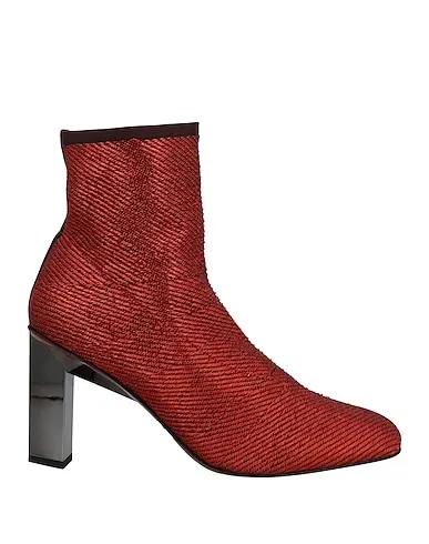 Rust Techno fabric Ankle boot