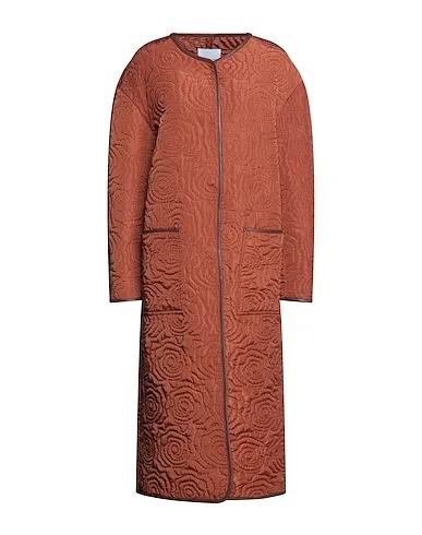 Rust Techno fabric Full-length jacket