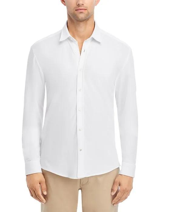 S-Liam-Kent-C1 Cotton Regular Fit Button Down Shirt