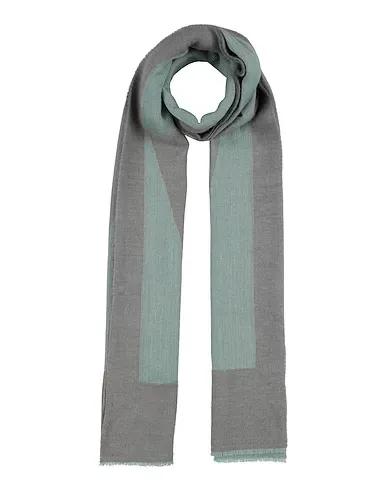 Sage green Boiled wool Scarves and foulards