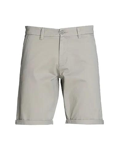 Sage green Cotton twill Shorts & Bermuda