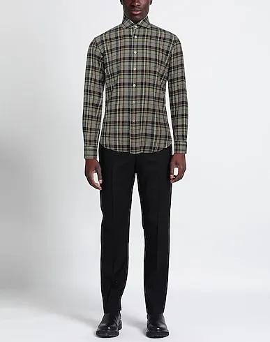 Sage green Flannel Checked shirt