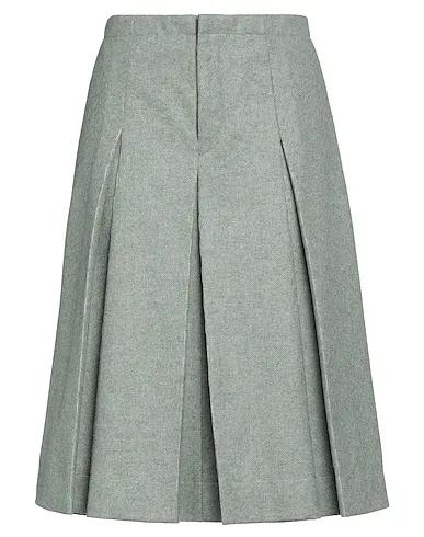 Sage green Flannel Cropped pants & culottes