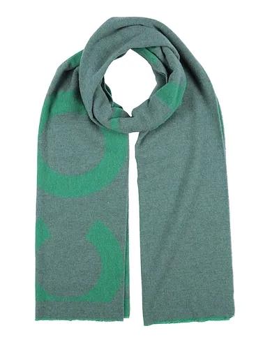 Sage green Flannel Scarves and foulards
