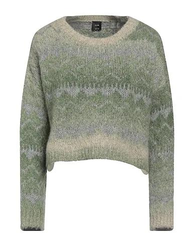 Sage green Jacquard Sweater