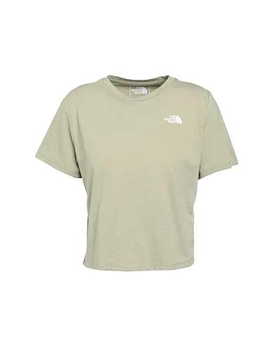 Sage green Jersey Oversize-T-Shirt W FNDTION CROP TEE 