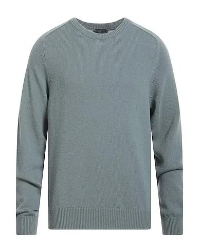 Sage green Knitted Cashmere blend