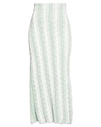 Sage green Knitted Maxi Skirts
