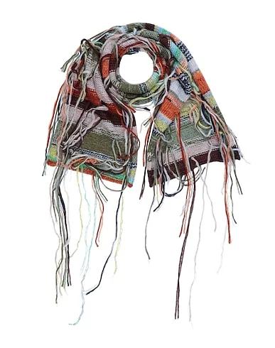 Sage green Knitted Scarves and foulards