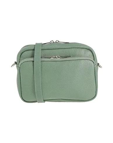 Sage green Leather Cross-body bags