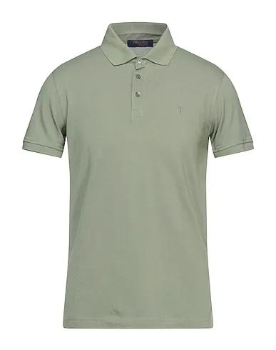 Sage green Piqué Polo shirt