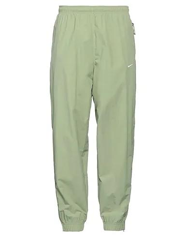 Sage green Techno fabric Casual pants