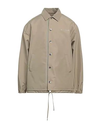 Sage green Techno fabric Full-length jacket
